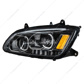 "Blackout" LED Headlight With LED Turn Signal & LED Position Light Bar For 2008-2017 Kenworth T660 - Driver