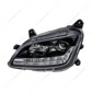 "Blackout" Projection Headlight With LED Sequential Turn & DRL For 2012-2021 Peterbilt 579- Driver