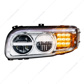 LED Headlight With LED Turn & Position Light Bar For Peterbilt 388 (2008-2015) & 389 (2008-2023)