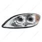 Chrome LED Headlight For 2006-2017 International Prostar - Driver
