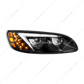 Black LED Headlight For Peterbilt 386 (2005-2015) & 387 (1999-2010) - Passenger