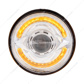 ULTRALIT- LED 5-3/4" Round Headlight With 60 LED Dual Color Position Light, Amber & White LED