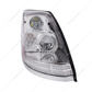 Chrome LED Headlight With Dual Color LED Light Bars For 2003-2017 Volvo VN/VNL - Passenger