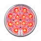 12 LED 4" Round Light (Stop, Turn & Tail) With Heated Lens - Red LED/Clear Lens