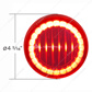 30 LED 4" Round Lumos Light I-Series (Stop, Turn & Tail)