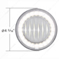 30 LED 4" Round Lumos Light I-Series (Back-Up) - White LED/Clear Lens