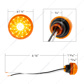 LED 1-1/4" Round Light (Clearance/Marker) - Amber LED/Amber Lens