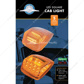 36 LED Square Cab Light - Amber LED/Amber Lens (5-Pack)