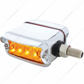 20 LED Dual Function Reflector Double Face Light W/Visor - Horizontal Mount -Amber & Red LED/Amber & Red Lens