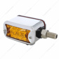 20 LED Dual Function Reflector Double Face Light W/Bezel - Horizontal Mount -Amber & Red LED/Amber & Red Lens