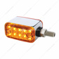 20 LED Dual Function Reflector Double Face Light - Horizontal Mount -Amber & Red LED/Amber & Red Lens