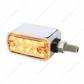 20 LED Dual Function Reflector Double Face Light - Horizontal Mount -Amber & Red LED/Clear Lens