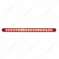 19 LED 12" Reflector Light Bar With Black Housing - Red LED/Red Lens
