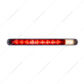 9 Red LED 17" Light Bar With 4 White LED Back Up Light (Bulk)