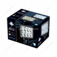 8 High Power LED Rectangular Work Light With Chrome Reflector