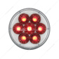14 LED 4" Round Double Fury Light (Stop, Turn & Tail) - Red & Blue LED/Clear Lens