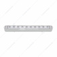 10 LED 9" Auxiliary Light Bar With Bezel - White LED/Clear Lens