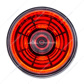4 LED 2-1/2" Round Abyss Light (Clearance/Marker) - Red LED/Clear Lens