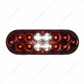 6" Oval Combo Light With 14 LED Stop, Turn & Tail & 16 LED Back-Up -Red LED/Red Lens