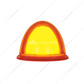 9 LED Dual Function GloLight Watermelon Cab/Auxiliary Light - Amber LED / Amber Lens (Bulk)