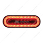 24 LED 6" Oval Mirage Light (Stop, Turn & Tail) - Red LED/Clear Lens