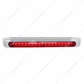 Stainless Light Bracket With 19 LED 17" Light Bar & Bezel - Red LED/Red Lens