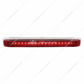 Stainless Light Bracket With 19 LED 17" Light Bar - Red LED/Red Lens