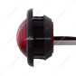 1 LED 3/4" Mini Clearance Light Red LED With Red Lens With Rubber Grommet (Bulk)