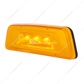 3 LED Fender Turn Signal/Parking Light For Kenworth T680/T700/T880 - Amber LED/Amber Lens