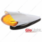 9 LED Dual Function GloLight Watermelon Grakon 1000 Style Cab Light Kit With Visor - Amber LED/Clear Lens