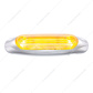 4 LED LIGHTTRACK Light (Clearance/Marker) - Amber LED/Clear Lens