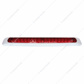 19 LED 17" Light Bar With Bezel (Stop, Turn & Tail) - Red LED/Red Lens