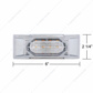 16 LED Reflector Light (Clearance/Marker) With Chrome Bezel - Amber LED/Clear Lens