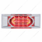 16 LED Reflector Light (Clearance/Marker) With Chrome Bezel - Red LED/Clear Lens