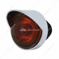 3 High Power LED 1" Light (Clearance/Marker) With Visor - Amber LED/Amber Lens