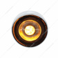 3 High Power LED 1" Light (Clearance/Marker) With Visor - Amber LED/Clear Lens