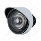 3 High Power LED 1" Light (Clearance/Marker) With Visor - Red LED/Clear Lens