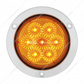 7 LED 4" SS Flange Turn Signal Light - Amber LED/Amber Lens