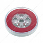18 LED 4" Round GloLight (Stop, Turn & Tail) - Red LED/Red Lens (Card)