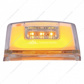 24 LED GloLight Square Cab Light - Amber LED/Clear Lens