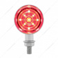 9 LED Mini Bullet Light - Red LED/Red Lens