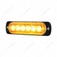 6 High Power LED Super Thin Directional Warning Light - Amber LED (Bulk)
