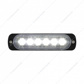 6 High Power LED Super Thin Directional Warning Light - White LED (Bulk)
