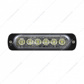 6 High Power LED Super Thin Directional Warning Light - White LED (Bulk)