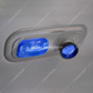 Rectangular Dome Light Lens For 2006+ Peterbilt - Blue