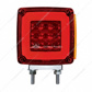 53 LED Double Stud Double Face GloLight With Side Marker (Turn Signal) Passenger - Amber & Red LED/Amber & Red
