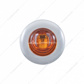 2 LED 3/4" Mini Light With Bezel (Clearance/Marker) - Amber LED/Amber Lens