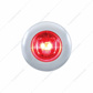 2 LED 3/4" Mini Light With Bezel (Clearance/Marker) - Red LED/Red Lens