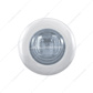 2 LED 3/4" Mini Light With Bezel (Clearance/Marker) - Red LED/Clear Lens