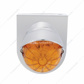 Stainless Light Bracket With 19 LED Bullet Style Grakon 1000 Light & Visor - Amber LED/Amber Lens